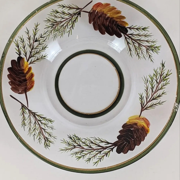 Other - Pine Cone Hand Painted Dish